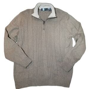 Vintage Oscar De La Renta Tan Pullover Sweater